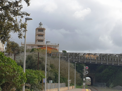 Faro di Porto Torres Tunnel and Porto Torres Lighthouse