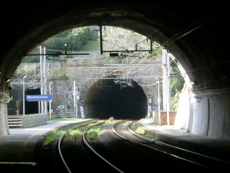 Fegina north Tunnel (on the right) and Fegina south Tunnel eastern portals