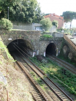 Fegina north Tunnel (on the left) and Fegina south Tunnel western portals