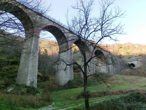 Fosso Masera Viaduct and Canali Tunnel southern portal