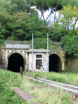 Gaggiola North (on the left) and South Tunnel southern portals