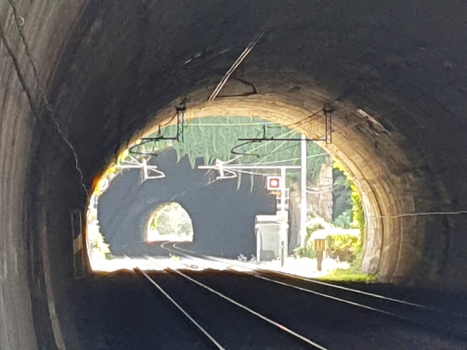Gioia Tunnel eastern portal : San Sebastiano Tunnel eastern portal in the back
