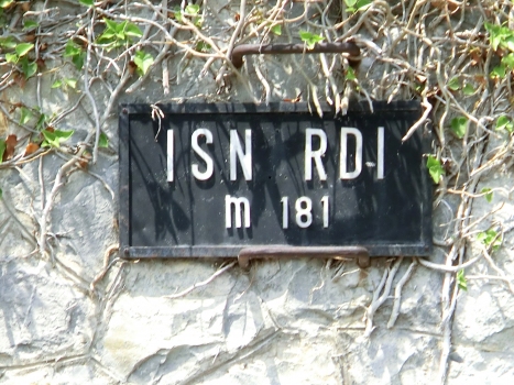 Isnardi Tunnel southern portal plate
