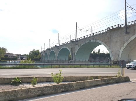 Eisenbahnbrücke Peschiera del Garda