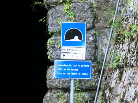 Ponte di Moggio e Simonetti Tunnel western portal