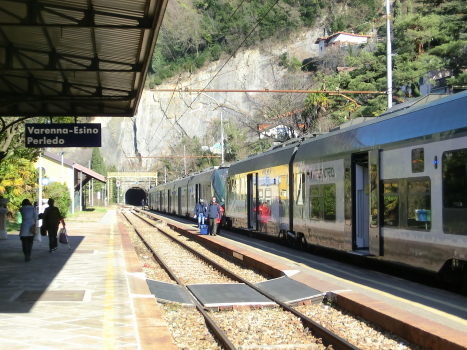 Varenna-Esino-Perledo Station and Morcate Tunnel southern portal