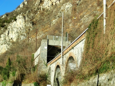 Pedfer-Vedrignanino Tunnel southern portal and Valle Vacchera Bridge