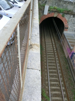 Pegli Tunnel eastern portal