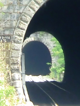 Gambetto Tunnel northern portal from Pian di Parà Tunnel portal