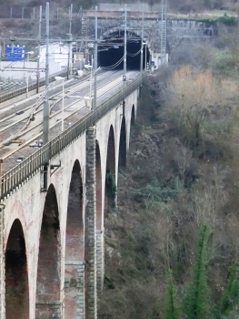 Rio Farnetola Viaduct and Pian di Setta Tunnel northern portal