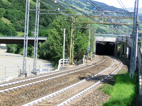 Ponte Gardena Railroad Tunnel southern portal