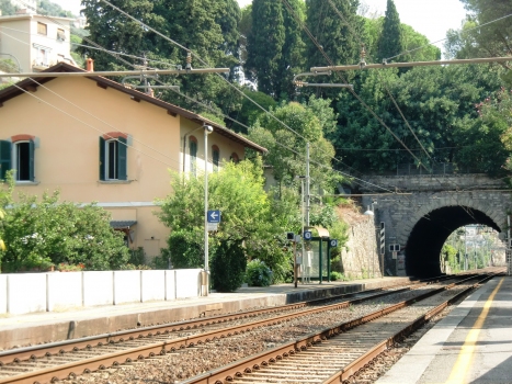 Pontetto Station and Rapallino Tunnel northern portal