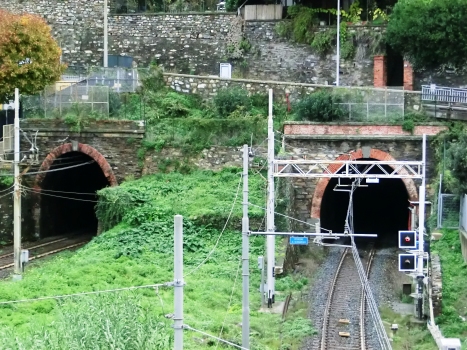 Recco Tunnel southern portals