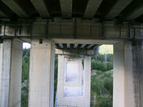 Eisenbahnbrücke Val Romana
