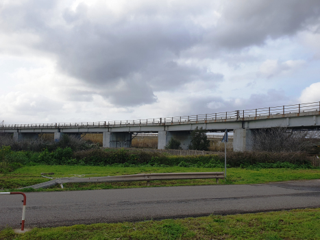 Eisenbahnbrücke über den Rio Mannu