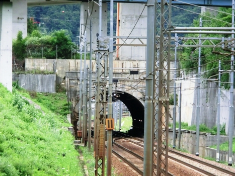 Rio Uccelli Tunnel eastern portal