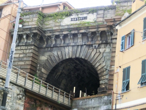 San Lazzaro Alta Tunnel eastern portal