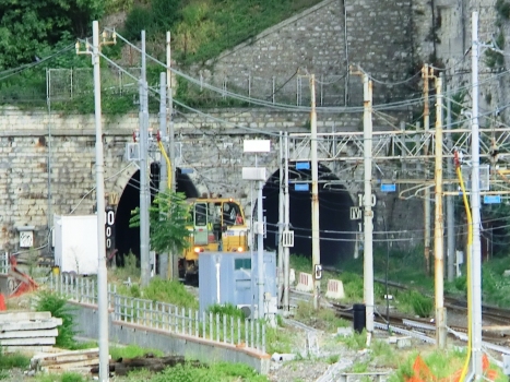 San Martino Tunnel western portals