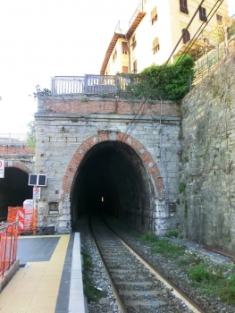 San Rocco Tunnel even track southern portal