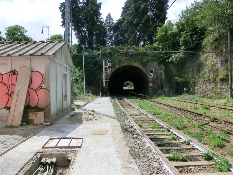 Santuario Station and Santuario Tunnel eastern portal