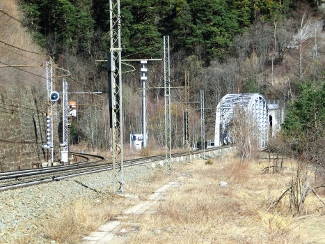 Serre la Voute II Bridge and Serre la Voute South (even track) Tunnel western portal