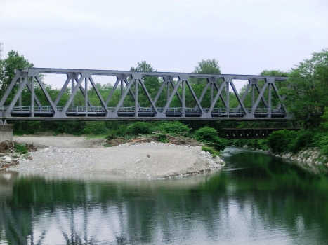 Eisenbahnbrücke Romagnano Sesia