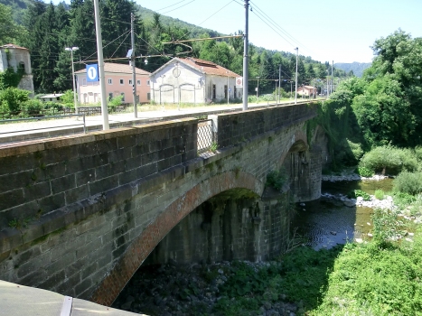 Part of Campo Ligure Station on Stura 1 Bridge