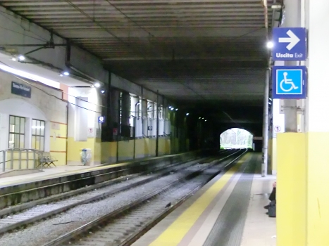 Salerno Duomo-Via Vernieri Station inside Trincerone Tunnel