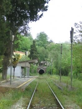 Tufo Station and Tufo Tunnel north-western portal