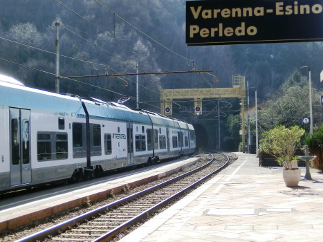 Varenna-Esino-Perledo Station and Varenna Tunnel northern portal