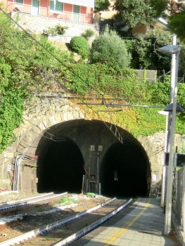 Vedetta Tunnel and Vedetta-Bricchetto Tunnel common northern portal