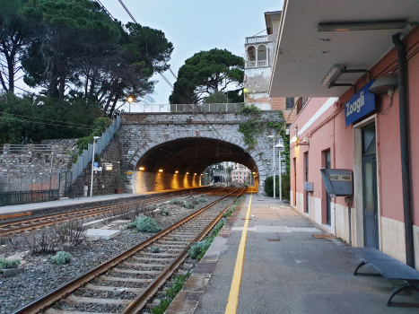 Zoagli Tunnel southern portal