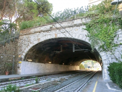 Zoagli Tunnel southern portal