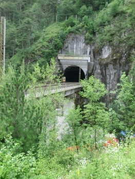Zuc dal Bor Tunnel northern portal