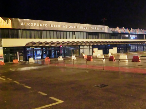 Rimini-San Marino International Airport, with old name