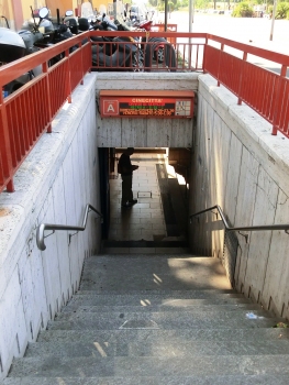 Cinecittà Metro Station access