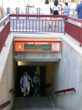 S.Giovanni Metro Station access
