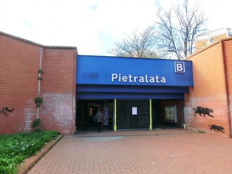 Pietralata Metro Station access