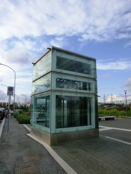 Torre Spaccata Metro Station, lift