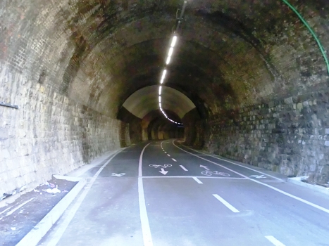 Capo Nero bicycle and pedestrian tunnel eastern portal