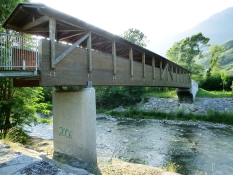 Geh- und Radwegbrücke Adda Cosio