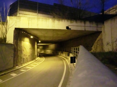 Via Paganini Tunnel southern portal