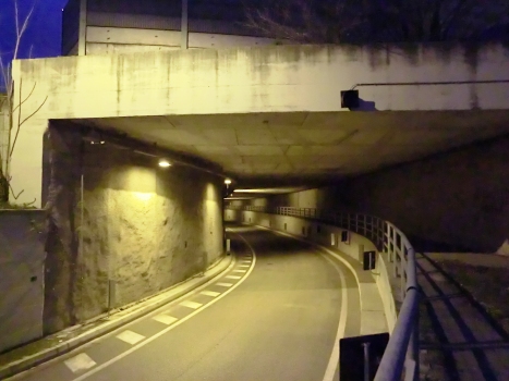 Via Paganini Tunnel southern portal