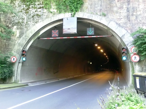 Tunnel unter der Burg von Ljubljana