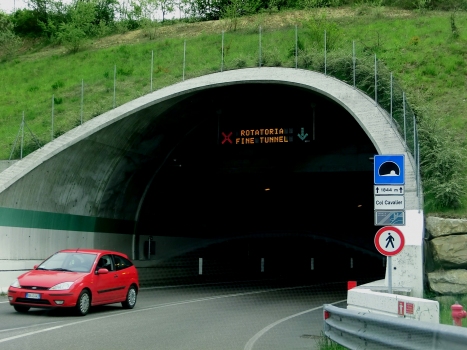 Col Cavalier Tunnel northern portal