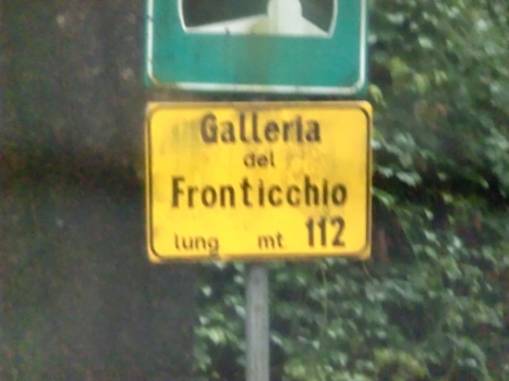 Fronticchio Tunnel eastern portal original plate