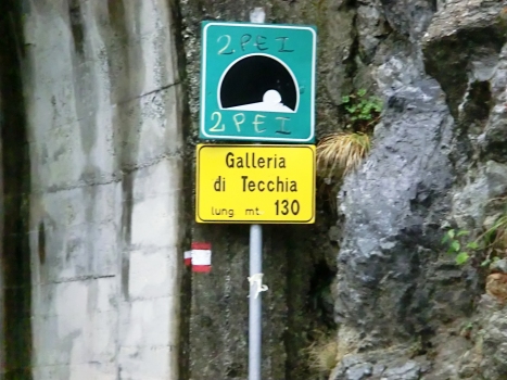 Tecchia Tunnel western portal original plate