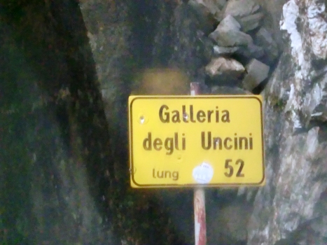 Uncini Tunnel eastern portal original plate