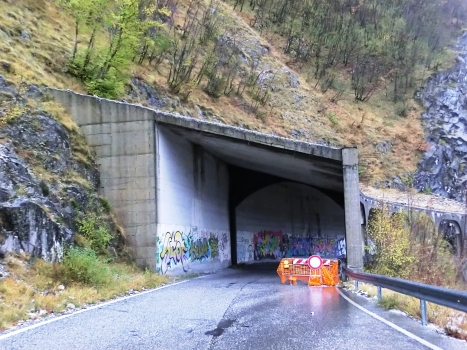 Vestito Tunnel northern portal