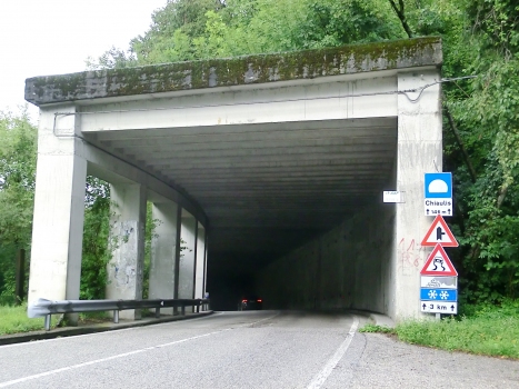 Chiaulis Tunnel northern portal